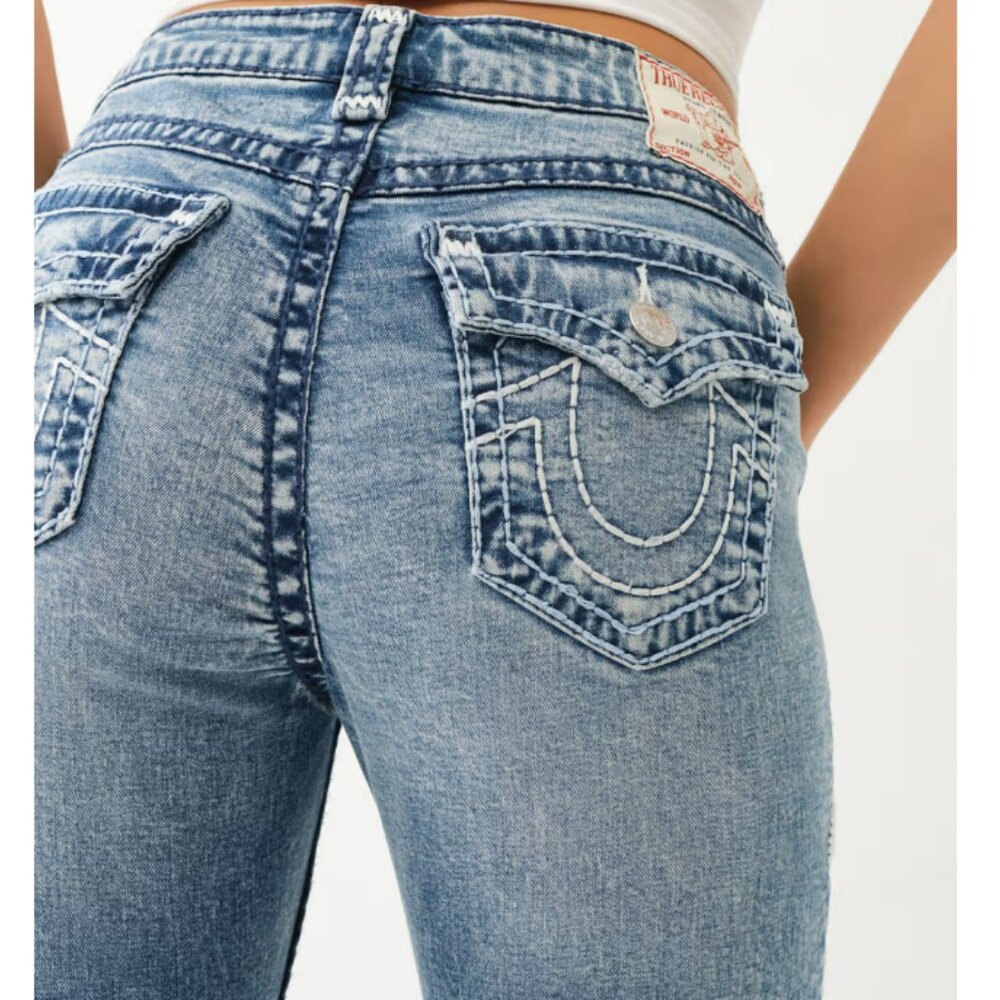 TRUE RELIGION HALLE SUPER SKINNY SUPER T JEANS - SZ 27 - BNWT